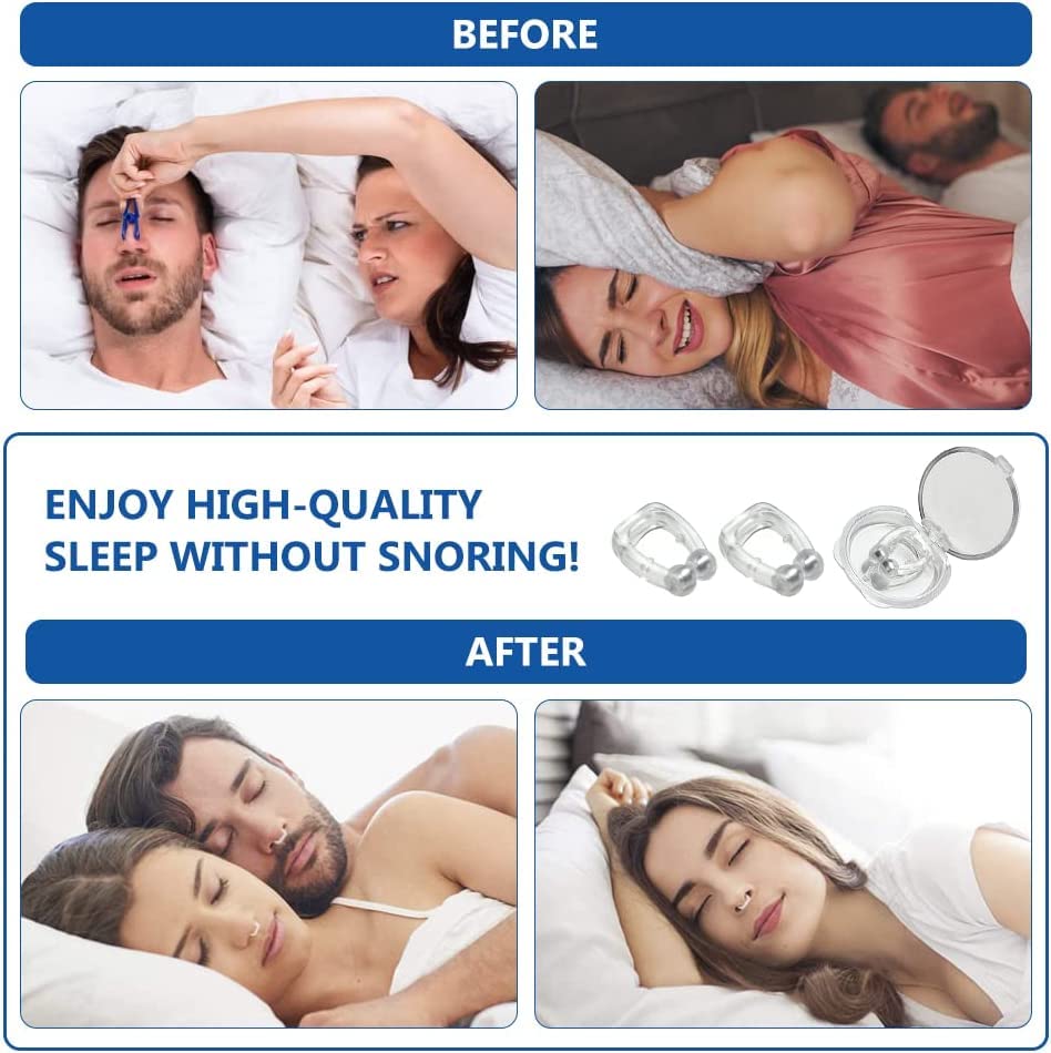 Silicone Magnetic Anti Snoring Nose Clip